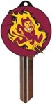 KW10 ARIZONA STATE UNIVERSITY LOGO PVC JMA KEY BLANK