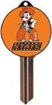 KW10 OKLAHOMA STATE UNIVERSITY LOGO PVC JMA KEY BLANK