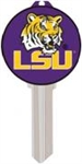 KW10 LOUISIANA STATE UNIVERSITY LOGO PVC JMA KEY BLANK