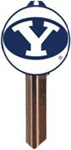 KW10 BRIGHAM YOUNG UNIVERSITY LOGO PVC JMA KEY BLANK