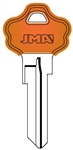 KW10 COLOR PLASTIC ORANGE KWIKSET JMA KEY BLANK