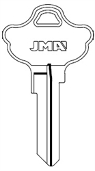 KW9 / A1176KT KWIKSET JMA KEY BLANK