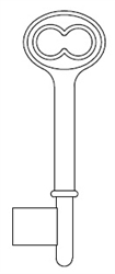 LOC-5Z LOCK BIT & BARREL JMA KEY BLANK