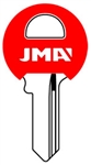 M1 COLOR PLASTIC RED MASTER LOCK JMA KEY BLANK