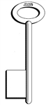 15G UNIVERSAL BIT & BARREL JMA KEY BLANK