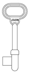 PHI-5Z PHILLIPS BIT & BARREL JMA KEY BLANK