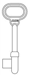 PHI-5Z PHILLIPS BIT & BARREL JMA KEY BLANK