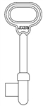 PHI-6Z PHILLIPS BIT & BARREL JMA KEY BLANK