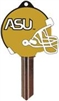 SC1 ALABAMA STATE UNIVERSITY FOOTBALL PVC JMA KEY BLANK