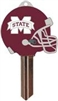 SC1 MISSISSIPPI STATE UNIVERSITY FOOTBALL PVC JMA KEY BLANK