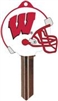 SC1 UNIVERSITY OF WISCONSIN FOOTBALL PVC JMA KEY BLANK