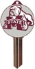 SC1 MISSISSIPPI STATE UNIVERSITY LOGO PVC JMA KEY BLANK