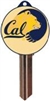 SC1 UNIVERSITY OF CALIFORNIA BERKELY LOGO PVC JMA KEY BLANK