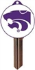 SC1 KANSAS STATE UNIVERSITY LOGO PVC JMA KEY BLANK