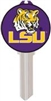 SC1 LOUISIANA STATE UNIVERSITY LOGO PVC JMA KEY BLANK