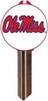 SC1 UNIVERISTY OF MISSISSIPPI LOGO PVC JMA KEY BLANK