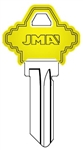 SC1 COLOR PLASTIC YELLOW SCHLAGE JMA KEY BLANK