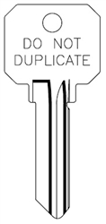 SC4 DO NOT DUPLICATE JMA KEY BLANK