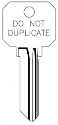 SC9 DO NOT DUPLICATE JMA KEY BLANK