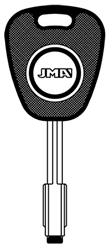 TP08JAU-2.P JAGUAR JMA TRANSPONDER KEY BLANK