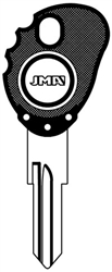 TP12ZA-11.P ZADI JMA TRANSPONDER KEY BLANK (ZD24RT14)