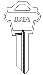 WK2 / 1175N WEISER LOCK JMA KEY BLANK