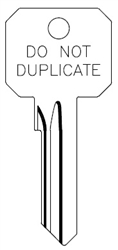 Y1 DO NOT DUPLICATE JMA KEY BLANK