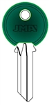 Y1 COLOR PLASTIC GREEN YALE JMA KEY BLANK