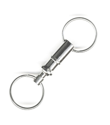 PULL APART NICKEL PLATED KEY CHAIN MODEL 121-N 25 PIECE BOX