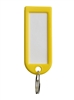 PLASTIC KEY TAGS MODEL 1 YELLOW 50 PIECE BOX