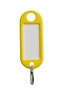 PLASTIC KEY TAGS MODEL 2 YELLOW 50 PIECE BOX