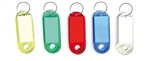 PLASTIC KEY TAGS MODEL 3 ASSORTED COLORS 150 PIECE BOX