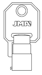 AGA-2T AGA JMA KEY BLANK