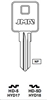 HYD18 HARLEY DAVIDSON JMA KEY BLANK