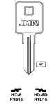 HYD16 HARLEY DAVIDSON JMA KEY BLANK