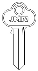 1001MJ CORBIN JMA KEY BLANK