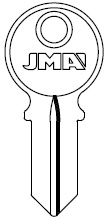 AM1 / 1041C AMERICAN LOCK JMA KEY BLANK