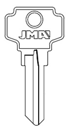 DE6 / D1054K DEXTER JMA KEY BLANK