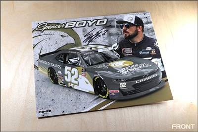 Spencer Boyd NASCAR Hero Card