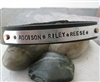 Personalized Mother's Leather Bracelet