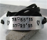 Latitude Longitude Bracelet