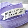 Twins Mother's Bracelet, personalized ribbon wrap