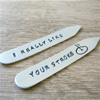 Funny Golf Collar Stays, I Really Like Your Stoke