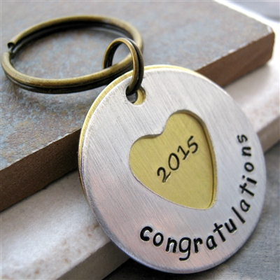 Personalized Graduation Key Chain, Class of 2020