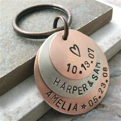 Personalized Key Chain, 3 Layers