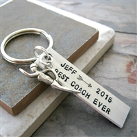 Personalized Swim Coach Key Chain