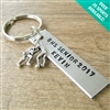 Personalized Wrestling Key Chain