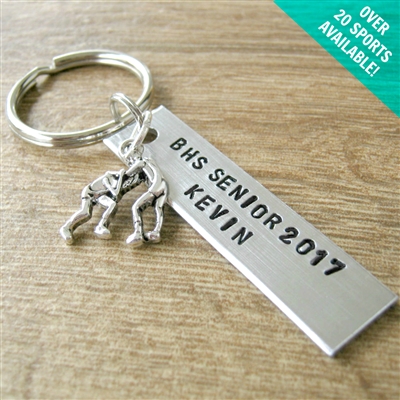 Personalized Wrestling Key Chain