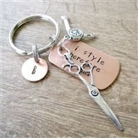 Stylist Keychain, I Style Therefore I Am