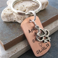 Personalized Lesbian Couple Key Chain